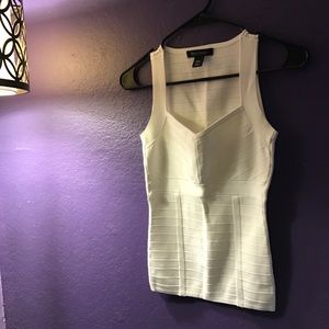 NWOT White House Black Market white top